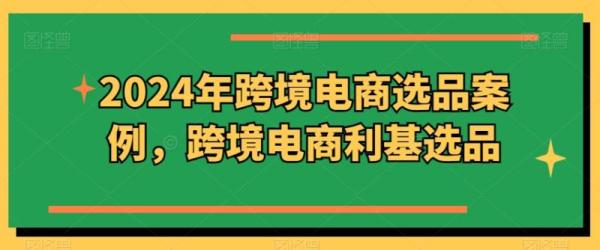 2024年跨境电商选品案例，跨境电商利基选品（更新）-0716网赚平台