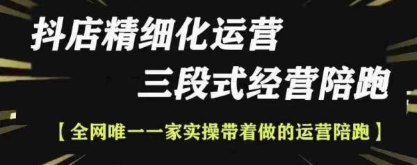 抖店精细化运营，非常详细的精细化运营抖店玩法（更新1229）-0716网赚平台